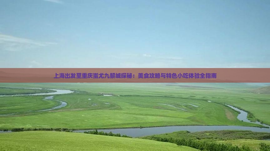 上海出发至重庆蚩尤九黎城探秘：美食攻略与特色小吃体验全指南