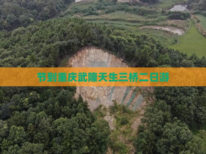 节到重庆武隆天生三桥二日游