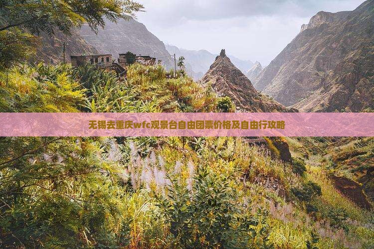 无锡去重庆wfc观景台自由团票价格及自由行攻略
