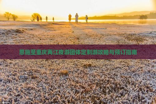 恩施至重庆两江夜游团体定制游攻略与预订指南