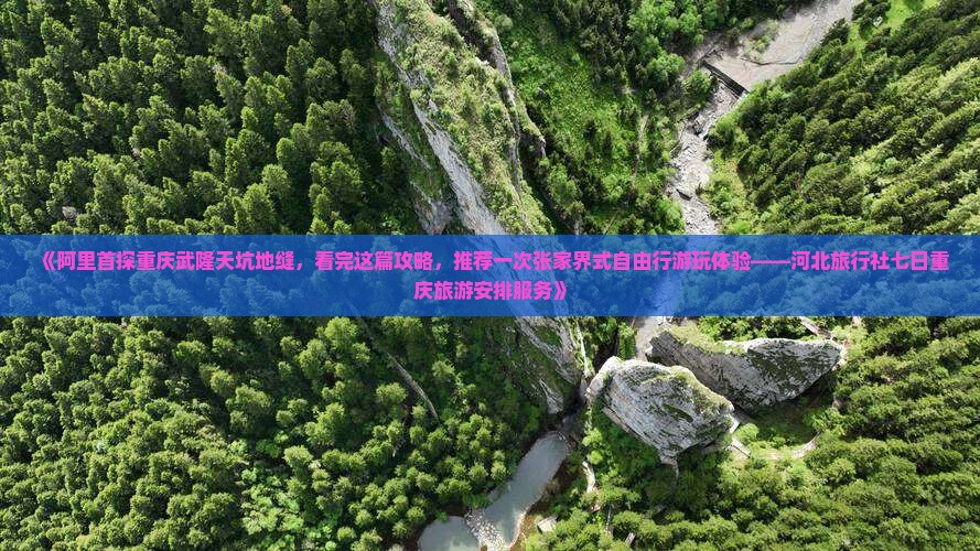 《阿里首探重庆武隆天坑地缝，看完这篇攻略，推荐一次张家界式自由行游玩体验——河北旅行社七日重庆旅游安排服务》