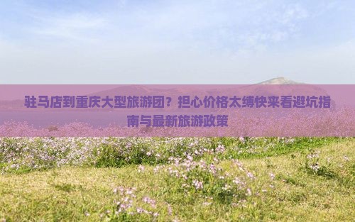 驻马店到重庆大型旅游团？担心价格太缚快来看避坑指南与最新旅游政策