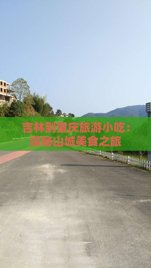 吉林到重庆旅游小吃：探秘山城美食之旅