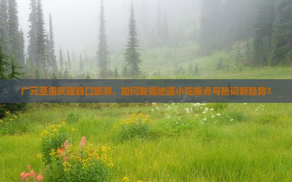 广元至重庆磁器口旅游，如何发掘地道小吃痛点与热词新趋势？