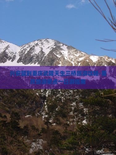 兴安盟到重庆武隆天生三桥旅游攻略-重庆旅游景点一日游指南