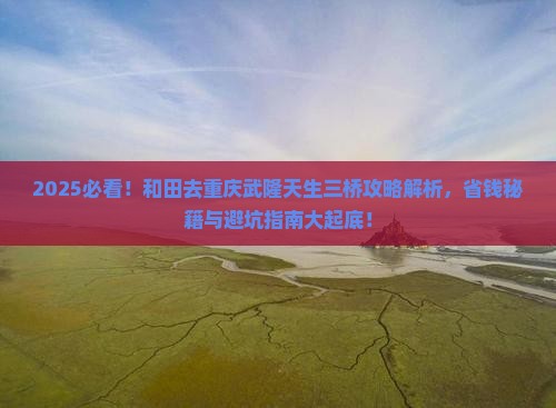 和田去重庆武隆天生三桥景点