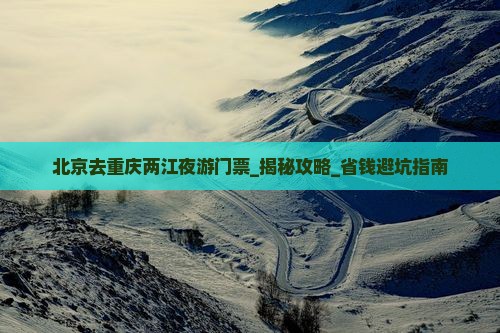 北京去重庆两江夜游门票