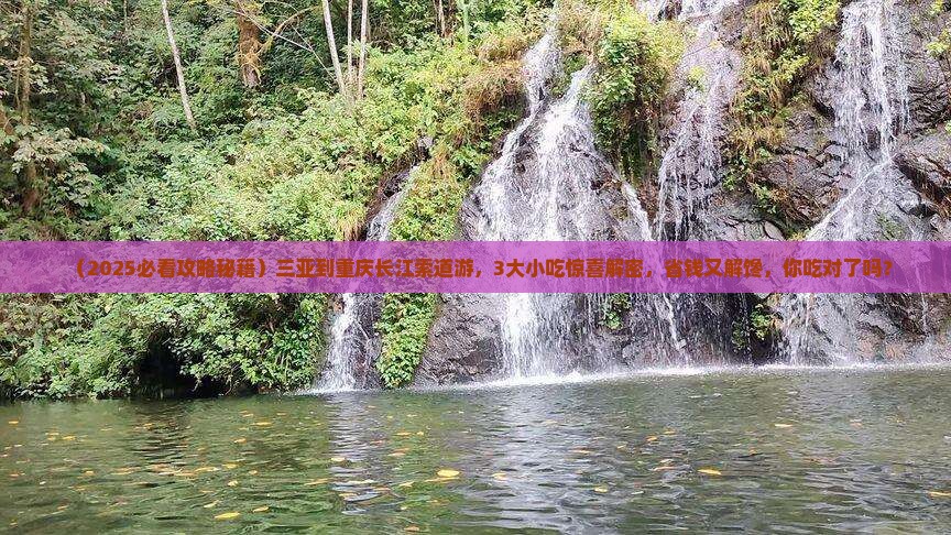 三亚到重庆长江索道旅游小吃