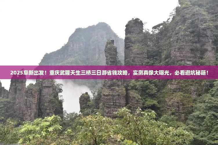 阜新去重庆武隆天生三桥三日游