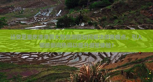 迁安至重庆渣滓洞大型旅游团如何解决游客痛点，引入哪些新词热词以提升游览体验？