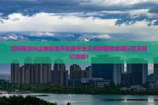 如何策划从山南到重庆武隆天生三桥的团体旅游行程及预订攻略？