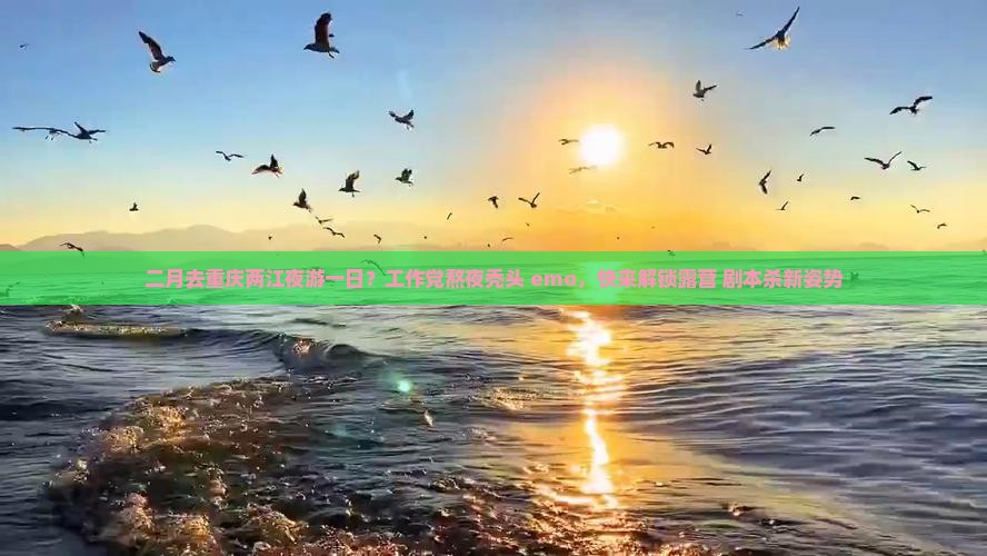 二月去重庆两江夜游一日？工作党熬夜秃头+emo，快来解锁露营+剧本杀新姿势