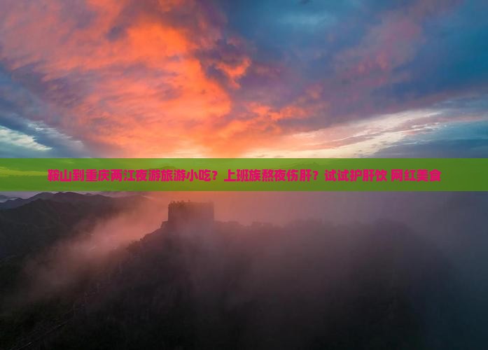 鞍山到重庆两江夜游旅游小吃？上班族熬夜伤肝？试试护肝饮+网红美食