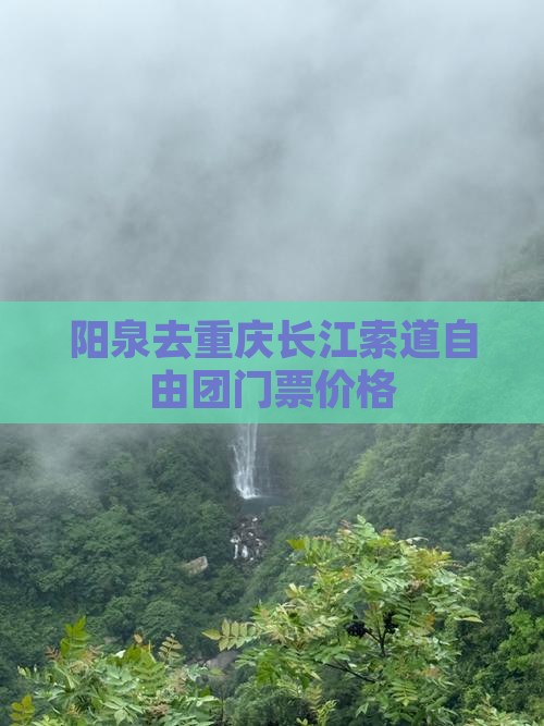 阳泉去重庆长江索道自由团门票价格