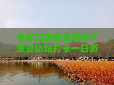 张家口游客重庆李子坝轻轨站打卡一日游