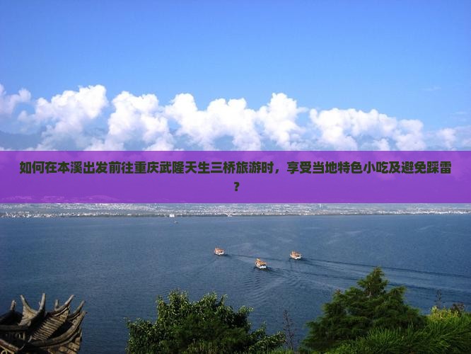 如何在本溪出发前往重庆武隆天生三桥旅游时，享受当地特色小吃及避免踩雷？