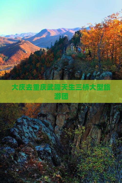 大庆去重庆武隆天生三桥大型旅游团