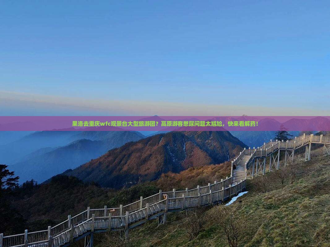 果洛去重庆wfc观景台大型旅游团？高原游客憋尿问题太尴尬，快来看解药！