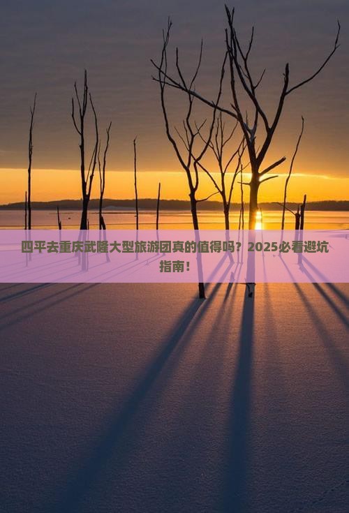 四平去重庆武隆大型旅游团