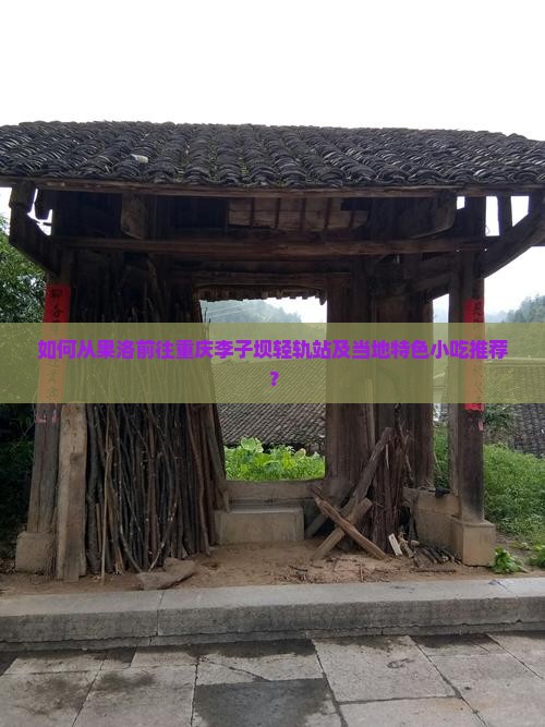 如何从果洛前往重庆李子坝轻轨站及当地特色小吃推荐？