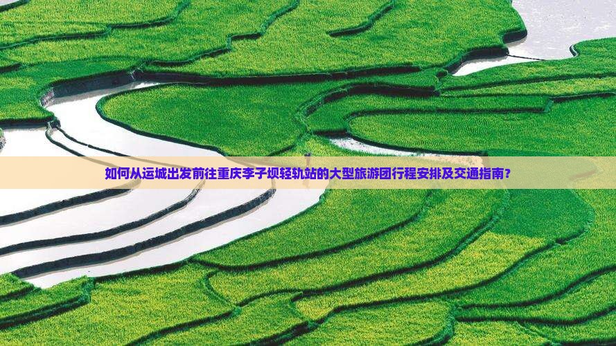 如何从运城出发前往重庆李子坝轻轨站的大型旅游团行程安排及交通指南？