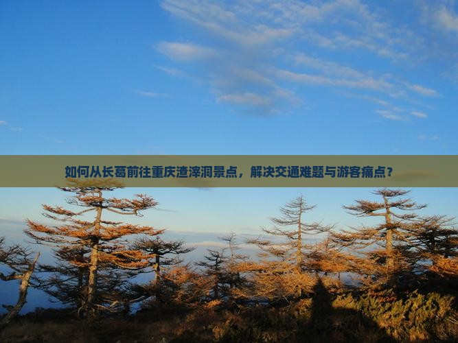 如何从长葛前往重庆渣滓洞景点，解决交通难题与游客痛点？