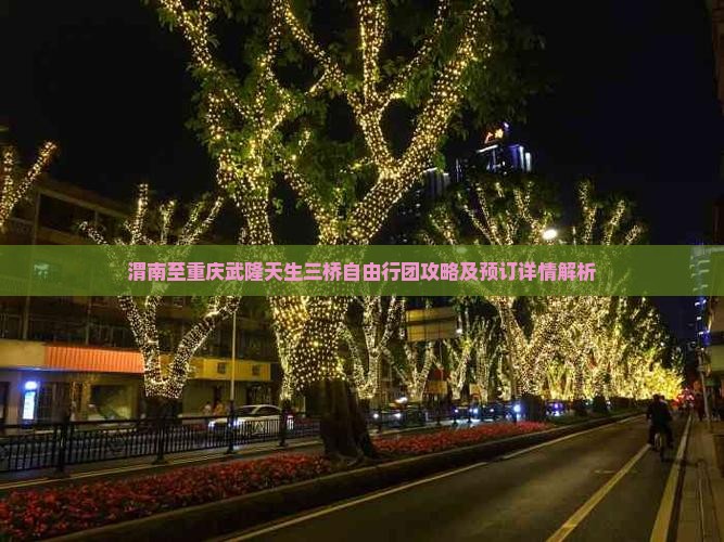 渭南至重庆武隆天生三桥自由行团攻略及预订详情解析