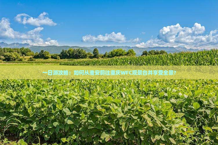 一日游攻略：如何从淮安前往重庆WFC观景台并享受全景?