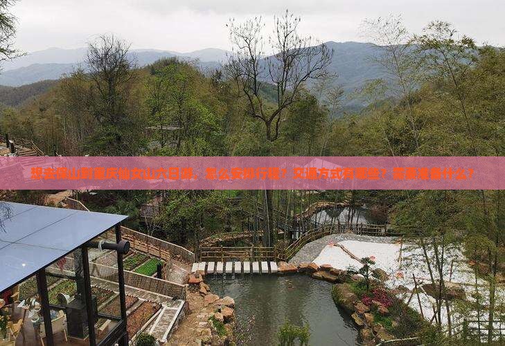 想去保山到重庆仙女山六日游，怎么安排行程？交通方式有哪些？需要准备什么？