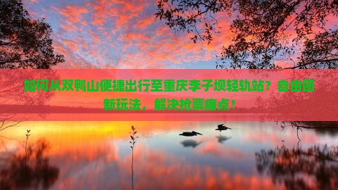如何从双鸭山便捷出行至重庆李子坝轻轨站？自由团新玩法，解决抢票痛点！