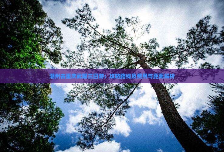 潮州去重庆武隆三日游：攻略路线及费用与距离解析