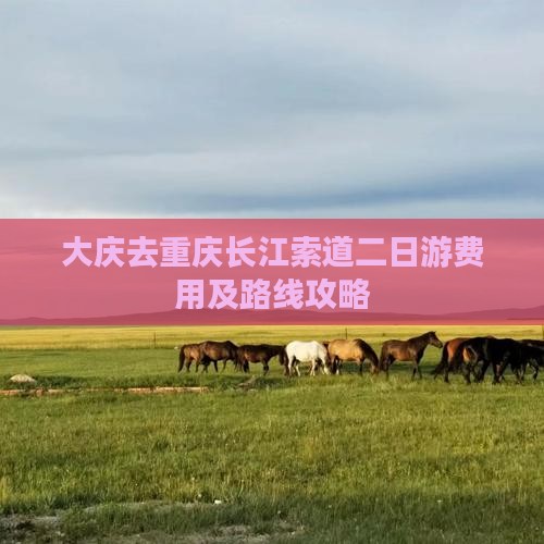 大庆去重庆长江索道二日游费用及路线攻略
