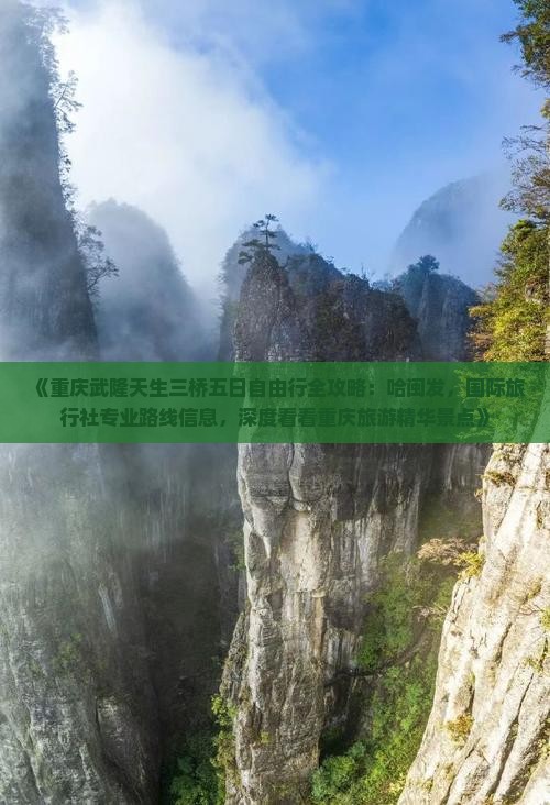 《重庆武隆天生三桥五日自由行全攻略：哈闽发，国际旅行社专业路线信息，深度看看重庆旅游精华景点》