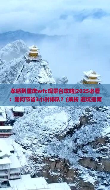 孝感到重庆wfc观景台攻略