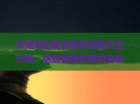 诸城去重庆武隆天生三桥必去地