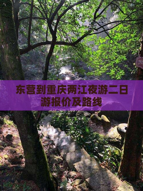东营到重庆两江夜游二日游报价及路线