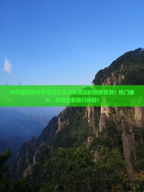 为何选择张家界至重庆龙水峡地缝的团体旅游？热门痛点，解锁全新旅行体验！