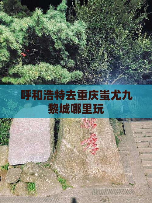 呼和浩特去重庆蚩尤九黎城哪里玩