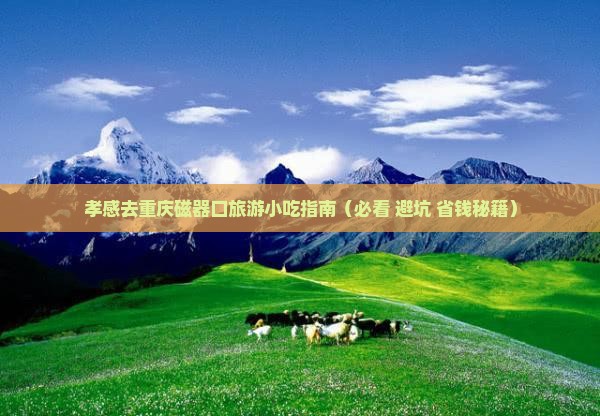 孝感去重庆磁器口旅游小吃 孝感去重庆磁器口旅游小吃