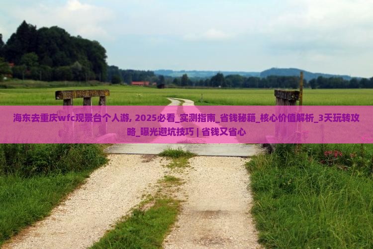 海东去重庆wfc观景台个人游