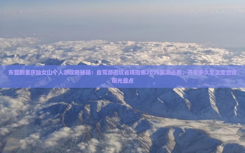 东营到重庆仙女山个人游