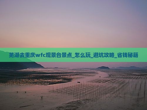 芜湖去重庆wfc观景台景点 芜湖去重庆wfc观景台景点