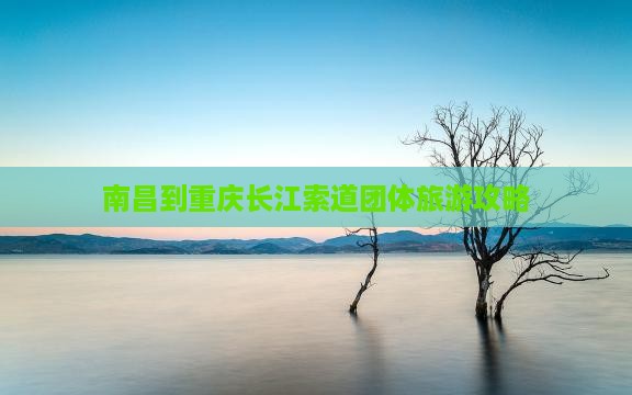 南昌去重庆长江索道团体旅游