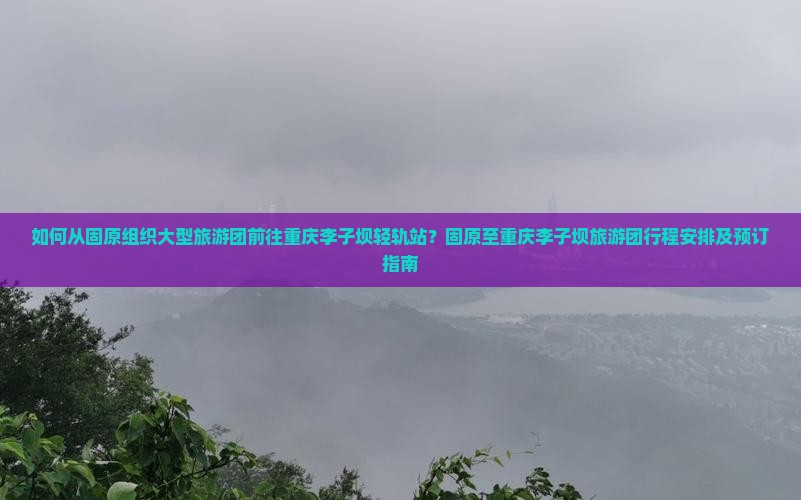 如何从固原组织大型旅游团前往重庆李子坝轻轨站？固原至重庆李子坝旅游团行程安排及预订指南