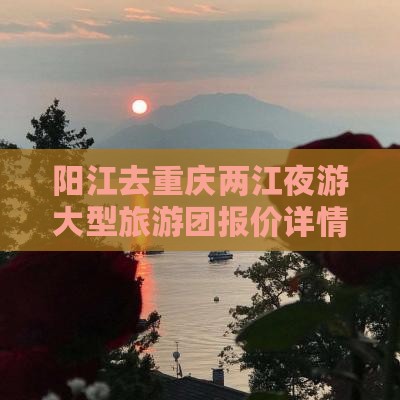 阳江去重庆两江夜游大型旅游团报价详情