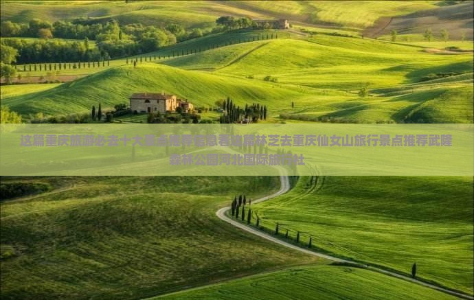 这篇重庆旅游必去十大景点推荐信息看这篇林芝去重庆仙女山旅行景点推荐武隆森林公园河北国际旅行社