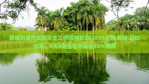 聊城到重庆武隆天生三桥团体旅游