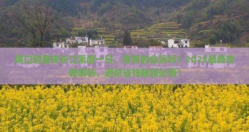 周口到重庆长江索道一日