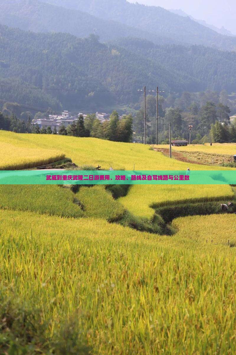 武威到重庆武隆二日游费用、攻略、路线及自驾线路与公里数