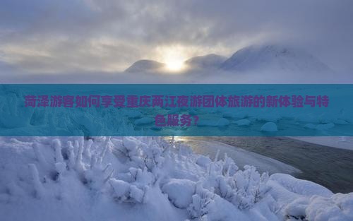 菏泽游客如何享受重庆两江夜游团体旅游的新体验与特色服务？